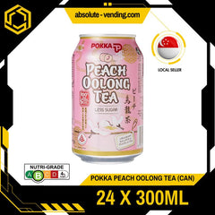 POKKA Peach Oolong Tea 300ML X 24 (CAN) - ABSOLUTE MARTPOKKA Peach Oolong Tea 300ML X 24 (CAN)