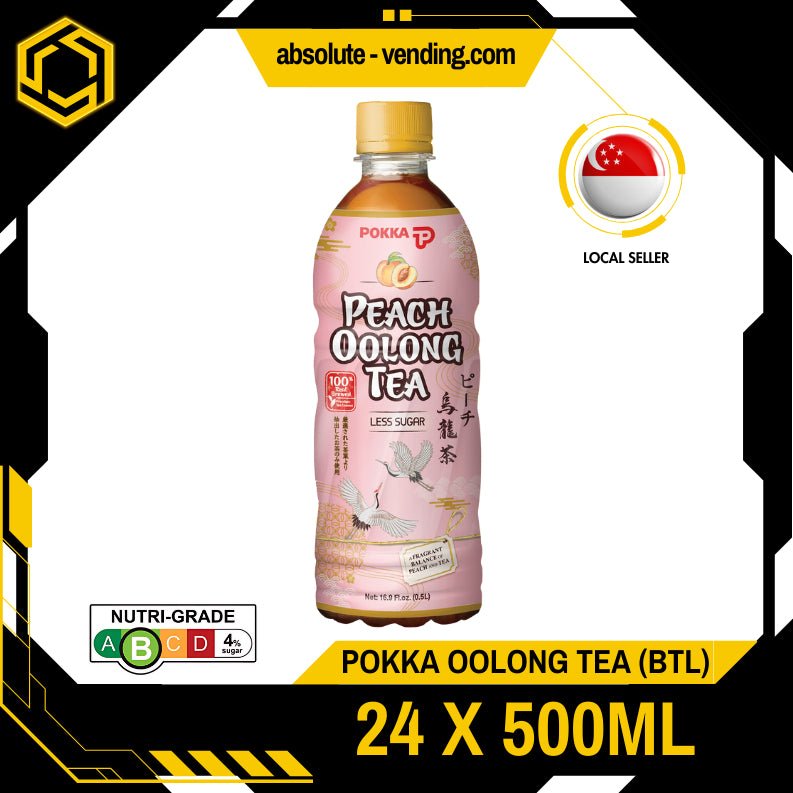 POKKA Peach Oolong Tea 500ML X 24 (BOTTLE) - ABSOLUTE MARTPOKKA Peach Oolong Tea 500ML X 24 (BOTTLE)