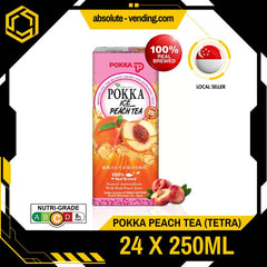 POKKA Peach Tea 250ML X 24 (TETRA) - ABSOLUTE MARTPOKKA Peach Tea 250ML X 24 (TETRA)