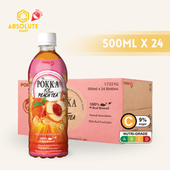 POKKA Peach Tea 500ML X 24 (BOTTLE) - ABSOLUTE MARTPOKKA Peach Tea 500ML X 24 (BOTTLE)Flavoured & Milk Tea