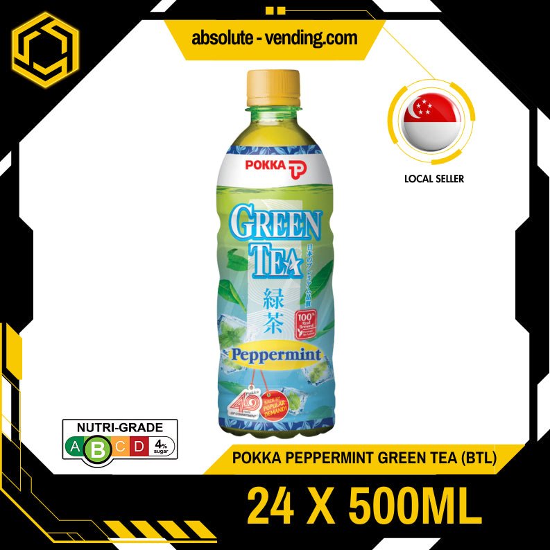 POKKA Peppermint Green Tea 500ML X 24 (BOTTLE) - ABSOLUTE MARTPOKKA Peppermint Green Tea 500ML X 24 (BOTTLE)