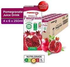 POKKA Pomegranate Juice 250ML X 24 (TETRA) - ABSOLUTE MARTPOKKA Pomegranate Juice 250ML X 24 (TETRA)