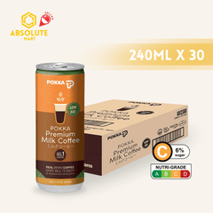 POKKA Premium Milk Coffee 240ML X 30 (CANS) - ABSOLUTE MARTPOKKA Premium Milk Coffee 240ML X 30 (CANS)Ready To Drink Coffee