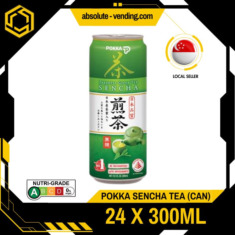 POKKA Sencha Green Tea 300ML X 24 (CAN) - ABSOLUTE MARTPOKKA Sencha Green Tea 300ML X 24 (CAN)