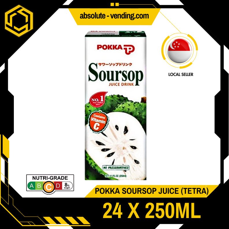 POKKA Soursop Juice 250ML X 24 (TETRA) - ABSOLUTE MARTPOKKA Soursop Juice 250ML X 24 (TETRA)