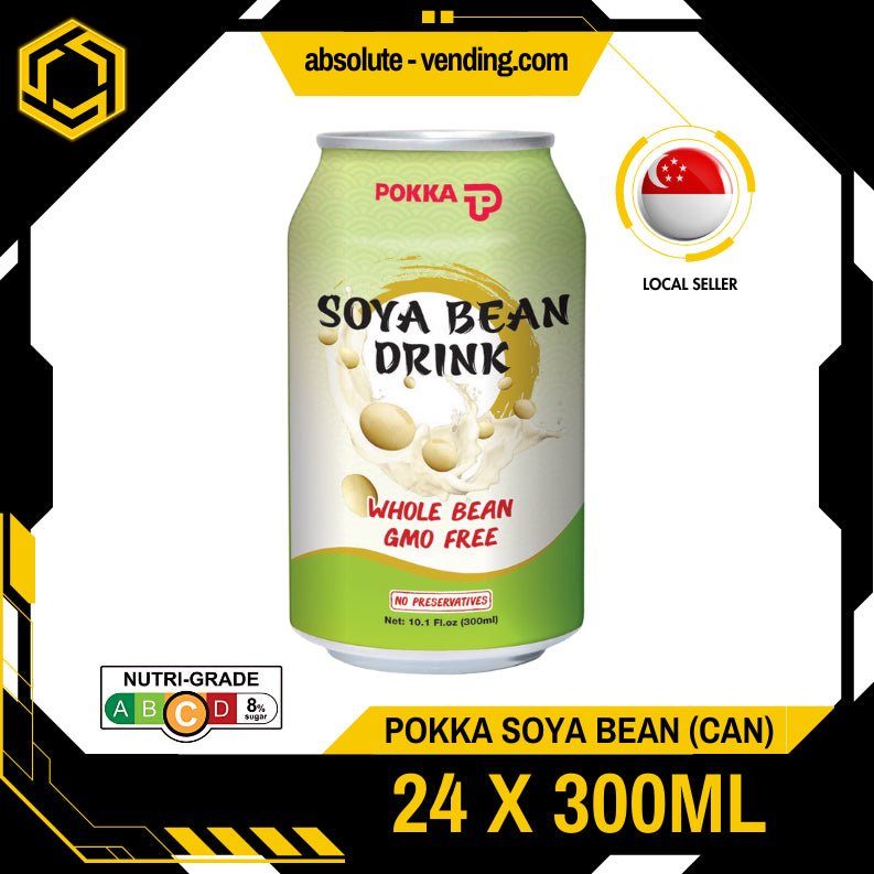 POKKA Soya Bean Milk 300ML X 24 (CAN) - ABSOLUTE MARTPOKKA Soya Bean Milk 300ML X 24 (CAN)