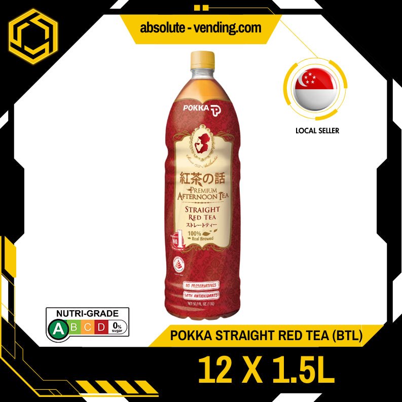 POKKA Straight Red Tea 1.5L X 12 (BOTTLE) - ABSOLUTE MARTPOKKA Straight Red Tea 1.5L X 12 (BOTTLE)