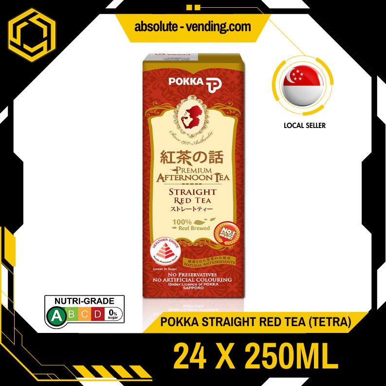 POKKA Straight Red Tea 250ML X 24 (TETRA) - ABSOLUTE MARTPOKKA Straight Red Tea 250ML X 24 (TETRA)