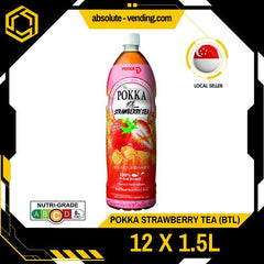 POKKA Strawberry Tea 1.5L X 12 (BOTTLE) - ABSOLUTE MARTPOKKA Strawberry Tea 1.5L X 12 (BOTTLE)