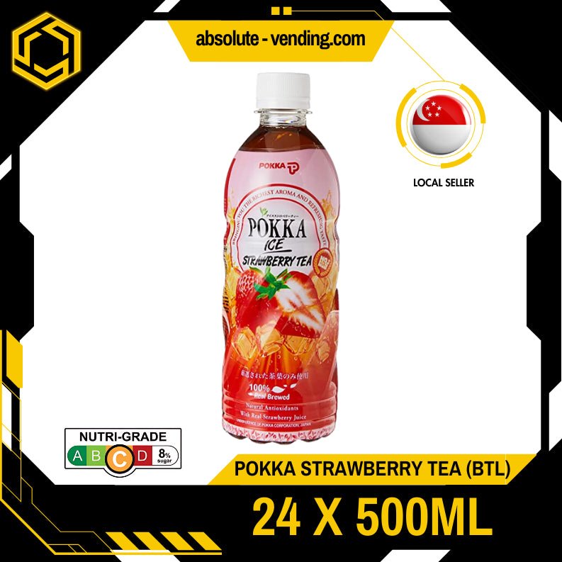 POKKA Strawberry Tea 500ML X 24 (BOTTLE) - ABSOLUTE MARTPOKKA Strawberry Tea 500ML X 24 (BOTTLE)