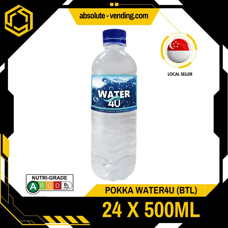 POKKA Water4u 500ML X 24 (BOTTLE) - ABSOLUTE MARTPOKKA Water4u 500ML X 24 (BOTTLE)