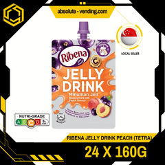 RIBENA Jelly Drink Peach 160G X 24 (CHEERPACK) - ABSOLUTE MARTRIBENA Jelly Drink Peach 160G X 24 (CHEERPACK)