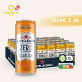 SAN PELLEGRINO Classica Zero 330ML X 24 (CAN) - ABSOLUTE MARTSAN PELLEGRINO Classica Zero 330ML X 24 (CAN)Flavoured Sparkling Drinks