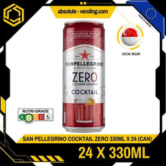 SAN PELLEGRINO Cocktail Zero 330ML X 24 (CAN) - ABSOLUTE MARTSAN PELLEGRINO Cocktail Zero 330ML X 24 (CAN)