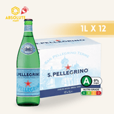 SAN PELLEGRINO Sparkling Mineral Water 1L X 12 (GLASS) - ABSOLUTE MARTSAN PELLEGRINO Sparkling Mineral Water 1L X 12 (GLASS)Sparkling Water