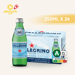 SAN PELLEGRINO Sparkling Mineral Water 250ML X 24 (GLASS) - ABSOLUTE MARTSAN PELLEGRINO Sparkling Mineral Water 250ML X 24 (GLASS)Sparkling Water