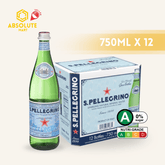 SAN PELLEGRINO Sparkling Mineral Water 750ML X 12 (GLASS) - ABSOLUTE MARTSAN PELLEGRINO Sparkling Mineral Water 750ML X 12 (GLASS)Sparkling Water