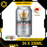 SAPPORO Premium Japanese Beer 330ML X 24 (CAN) - ABSOLUTE MARTSAPPORO Premium Japanese Beer 330ML X 24 (CAN)