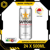 SAPPORO Premium Japanese Beer 500ML X 24 (CAN) - ABSOLUTE MARTSAPPORO Premium Japanese Beer 500ML X 24 (CAN)
