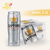 SAPPORO Premium Japanese Beer 650ML X 12 (CAN) - ABSOLUTE MARTSAPPORO Premium Japanese Beer 650ML X 12 (CAN)Alcoholic Beverages
