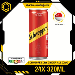 SCHWEPPES Ginger Ale 320ML X 24 (CAN) - ABSOLUTE MARTSCHWEPPES Ginger Ale 320ML X 24 (CAN)