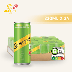 SCHWEPPES MANAO Lemon Lime Soda 320ML X 24 (CAN) - ABSOLUTE MARTSCHWEPPES MANAO Lemon Lime Soda 320ML X 24 (CAN)Cola & Classic Sodas