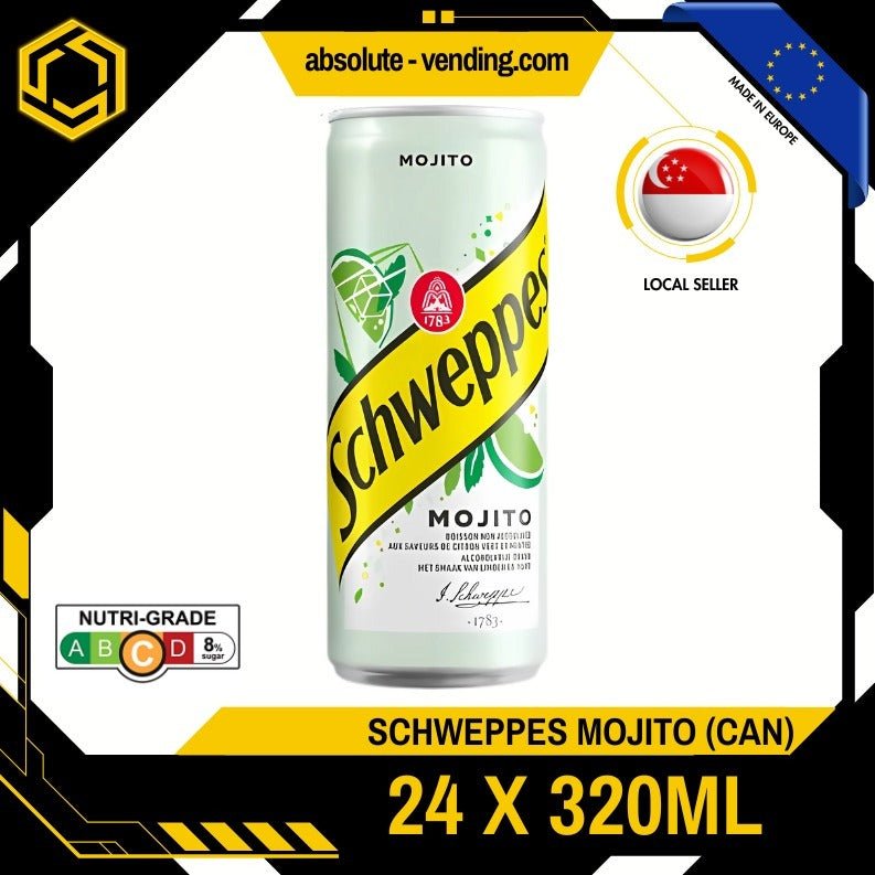 SCHWEPPES Mojito Europe 330ML X 24 (CAN) - ABSOLUTE MARTSCHWEPPES Mojito Europe 330ML X 24 (CAN)