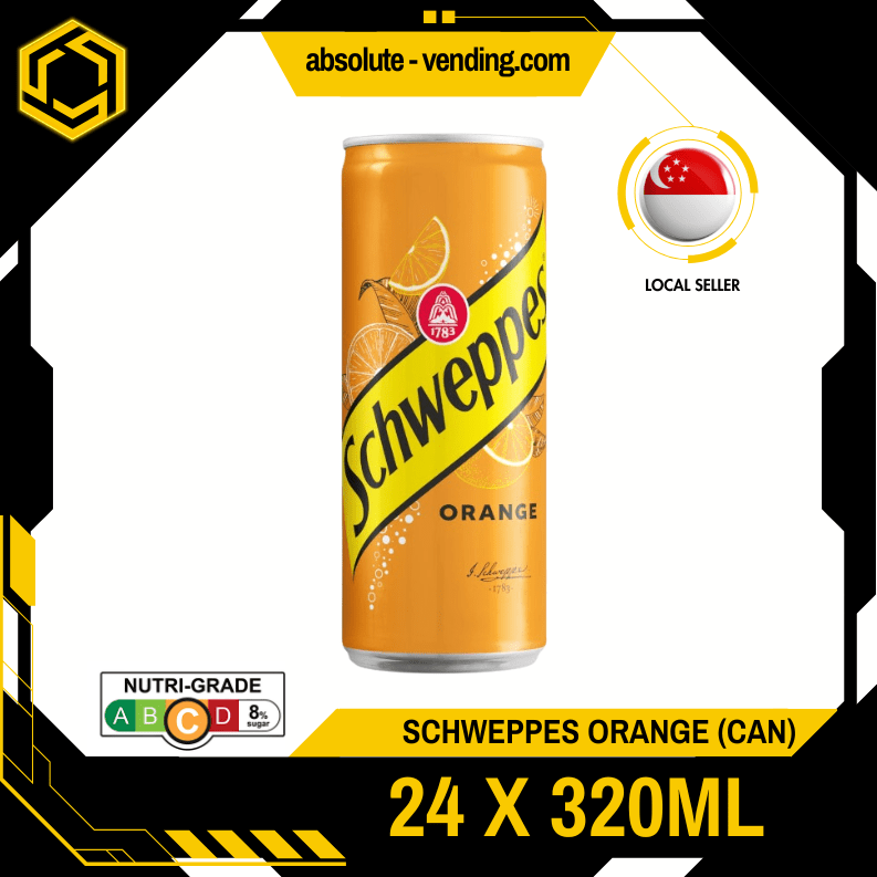 SCHWEPPES Orange 330ML X 24 (CAN) - ABSOLUTE MARTSCHWEPPES Orange 330ML X 24 (CAN)