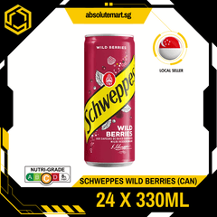 SCHWEPPES Wild Berries 330ML X 24 (CAN) - ABSOLUTE MARTSCHWEPPES Wild Berries 330ML X 24 (CAN)