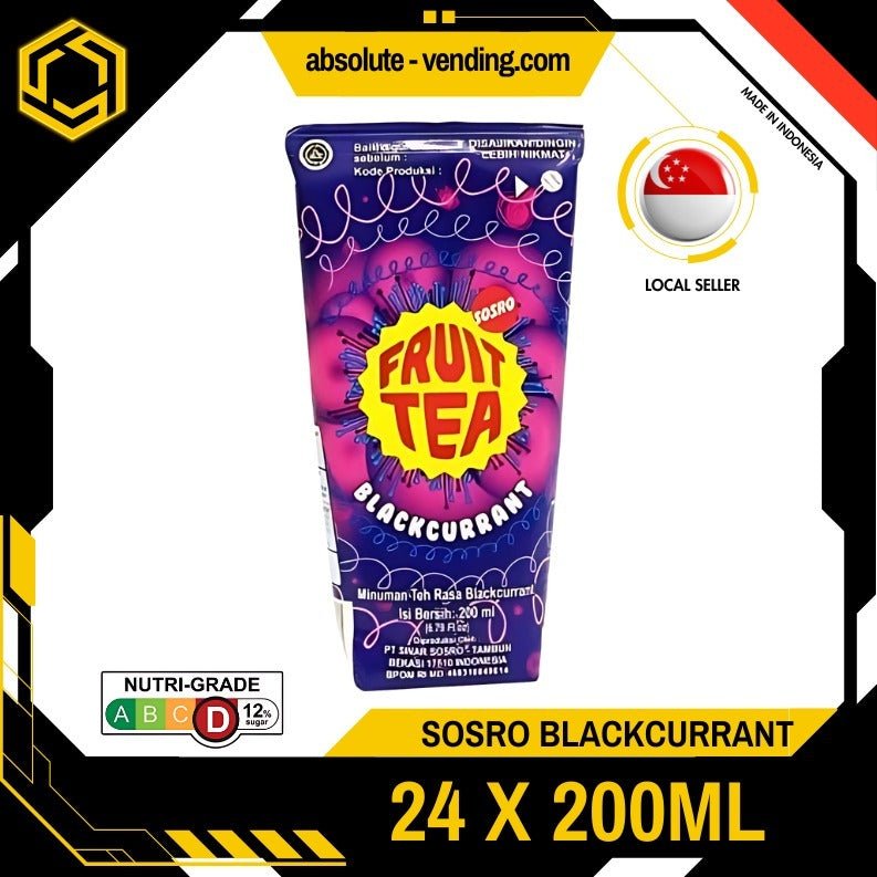 SOSRO Slushy Blackcurrant Fruit Tea 200ML X 24 (TETRA) - ABSOLUTE MARTSOSRO Slushy Blackcurrant Fruit Tea 200ML X 24 (TETRA)