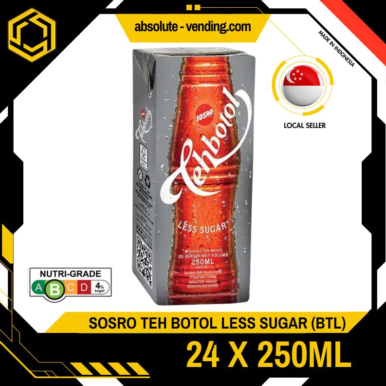 SOSRO Teh Botol Less Sugar 250ML X 24 (TETRA) - ABSOLUTE MARTSOSRO Teh Botol Less Sugar 250ML X 24 (TETRA)