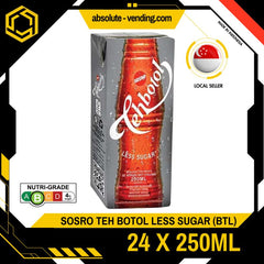 SOSRO Teh Botol Less Sugar 250ML X 24 (TETRA) - ABSOLUTE MARTSOSRO Teh Botol Less Sugar 250ML X 24 (TETRA)