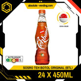 SOSRO Teh Botol Original 450ML X 24 (BOTTLE) - ABSOLUTE MARTSOSRO Teh Botol Original 450ML X 24 (BOTTLE)