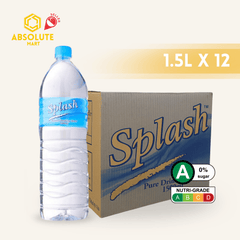 SPLASH Pure Drinking Water 1.5L X 12 (BOTTLE) - ABSOLUTE MARTSPLASH Pure Drinking Water 1.5L X 12 (BOTTLE)Still Water