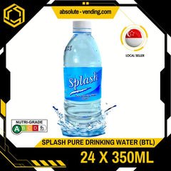 SPLASH Pure Drinking Water 350ML X 24 (BOTTLE) - ABSOLUTE MARTSPLASH Pure Drinking Water 350ML X 24 (BOTTLE)