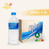 SPLASH Pure Drinking Water 500ML X 24 (BOTTLE) - ABSOLUTE MARTSPLASH Pure Drinking Water 500ML X 24 (BOTTLE)Still Water