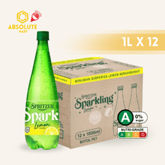 SPRITZER Sparkling Lemon Mineral Water 1L X 12 (BOTTLE) - ABSOLUTE MARTSPRITZER Sparkling Lemon Mineral Water 1L X 12 (BOTTLE)Flavoured Sparkling Drinks