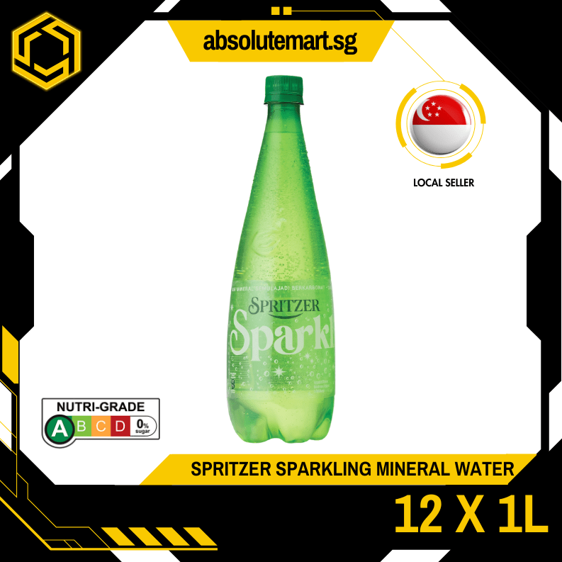 SPRITZER Sparkling Mineral Water 1L X 12 (BOTTLE) - ABSOLUTE MARTSPRITZER Sparkling Mineral Water 1L X 12 (BOTTLE)