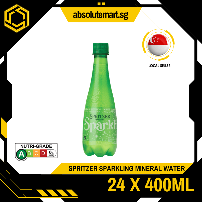 SPRITZER Sparkling Mineral Water 400ML X 24 (BOTTLE) - ABSOLUTE MARTSPRITZER Sparkling Mineral Water 400ML X 24 (BOTTLE)