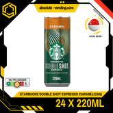 STARBUCKS Double Shot Caramel Espresso 220ML X 24 (CAN) - ABSOLUTE MARTSTARBUCKS Double Shot Caramel Espresso 220ML X 24 (CAN)