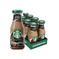 STARBUCKS Frappuccino Cookies & Cream 250ML X 8 (GLASS) - ABSOLUTE MARTSTARBUCKS Frappuccino Cookies & Cream 250ML X 8 (GLASS)Ready To Drink Coffee