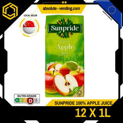 SUNPRIDE 100% Apple Juice 1L X 12 (TETRA) - ABSOLUTE MARTSUNPRIDE 100% Apple Juice 1L X 12 (TETRA)