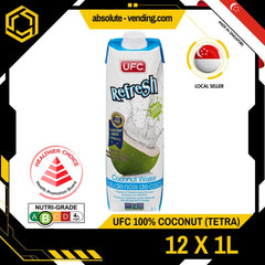 UFC Refresh 100% Coconut Water 1L X 12 (TETRA) - ABSOLUTE MARTUFC Refresh 100% Coconut Water 1L X 12 (TETRA)