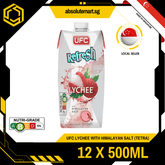 UFC Refresh Lychee Himalayan Salt 500ML X 12 (TETRA) - ABSOLUTE MARTUFC Refresh Lychee Himalayan Salt 500ML X 12 (TETRA)