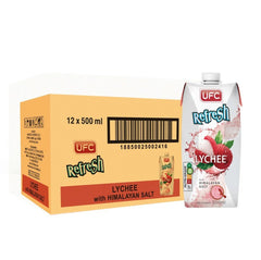 UFC Refresh Lychee Himalayan Salt 500ML X 12 (TETRA) - ABSOLUTE MARTUFC Refresh Lychee Himalayan Salt 500ML X 12 (TETRA)