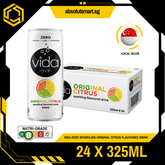 VIDA Zero Sparkling Original Citrus 325ML X 24 (CAN) - ABSOLUTE MARTVIDA Zero Sparkling Original Citrus 325ML X 24 (CAN)