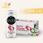 VIDA Zero Sparkling Salty Lychee 325ML X 24 (CAN) - ABSOLUTE MARTVIDA Zero Sparkling Salty Lychee 325ML X 24 (CAN)Flavoured Sparkling Drinks