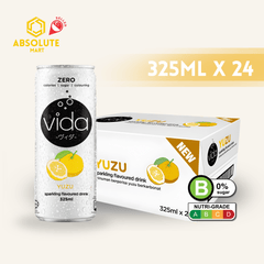 VIDA Zero Sparkling Yuzu 325ML X 24 (CAN) - ABSOLUTE MARTVIDA Zero Sparkling Yuzu 325ML X 24 (CAN)Flavoured Sparkling Drinks