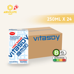 VITASOY Less Sugar Soy Drink 250ML X 24 (TETRA) - ABSOLUTE MARTVITASOY Less Sugar Soy Drink 250ML X 24 (TETRA)Soy & Almond Milk