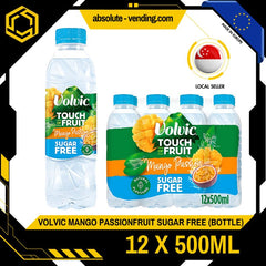 VOLVIC Mango Passionfruit Sugar Free 500ML X 12 (BOTTLE) - ABSOLUTE MARTVOLVIC Mango Passionfruit Sugar Free 500ML X 12 (BOTTLE)